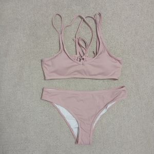Women's Bikini Swimsuit, Dusty Rose, size M